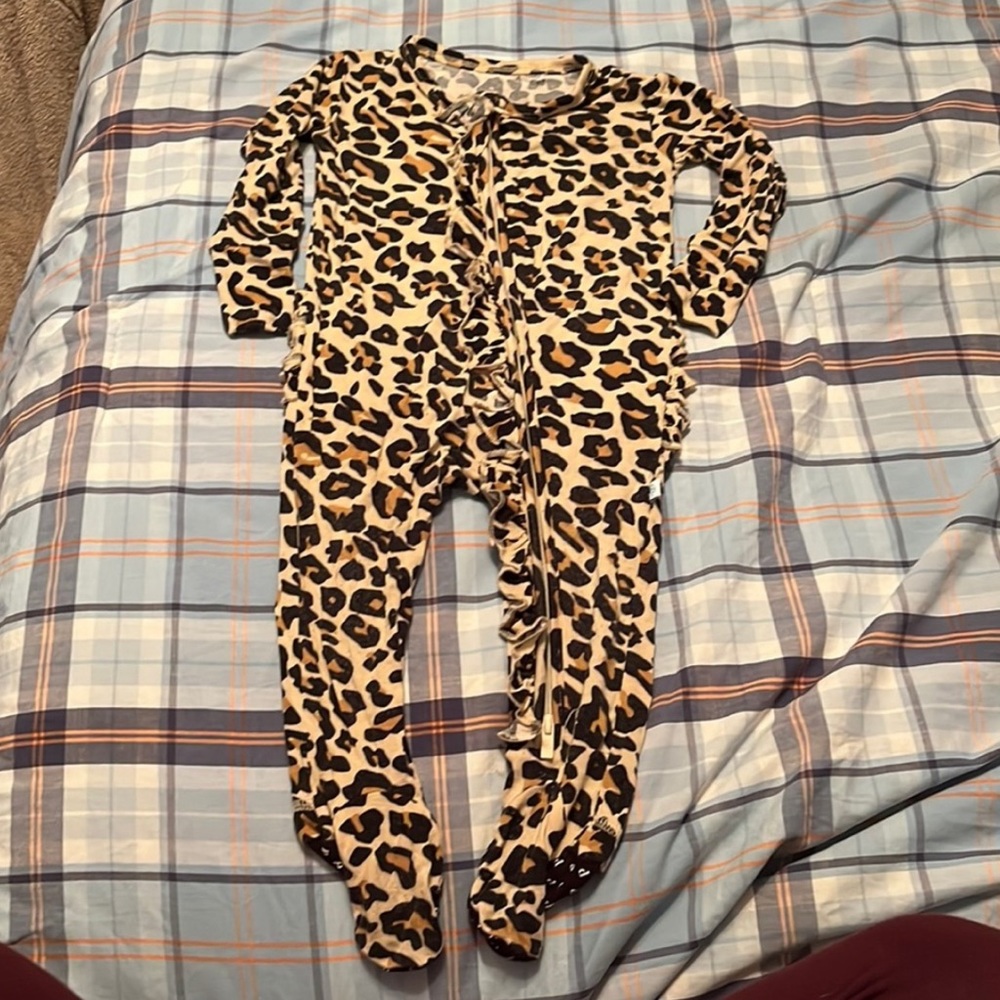 Posh Peanut Cheetah Footie Sleeper
